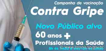 Nova etapa da campanha de vacinação contra a gripe em Lorena - Prefeitura de Lorena (.gov)