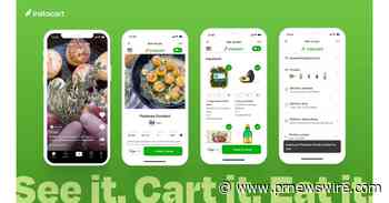 INSTACART UNVEILS SHOPPABLE RECIPES, NEW PRODUCT INTEGRATIONS WITH TIKTOK, HEARST MAGAZINES, TASTY AND MORE - PR Newswire