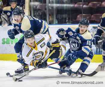 Langley Rivermen sail past Grizzlies in overtime - Victoria Times Colonist - Times Colonist