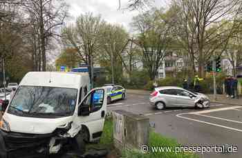 POL-PDWO: Verkehrsunfall mit Verletzten - Alzeyer Straße kurzzeitig voll gesperrt