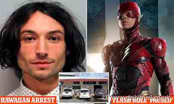 Justice League star Ezra Miller's career hangs in the balance after they're charged with harassment - Daily Mail
