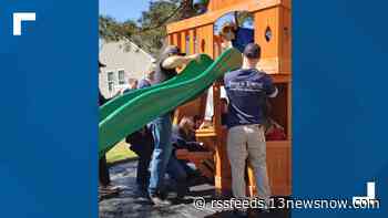 Chesapeake organization builds playset for childhood cancer warrior