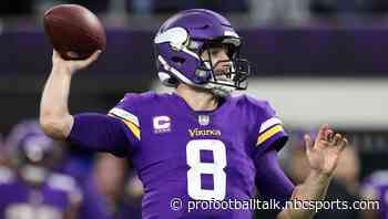 Vikings are confident Kirk Cousins will continue to exhibit “high level quarterback play” - NBC Sports