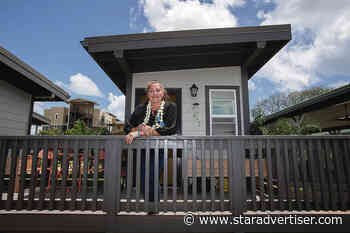 State’s first tiny home project addressing homelessness welcomes first residents