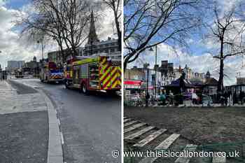 Clapham Common fire: Part of restaurant damaged