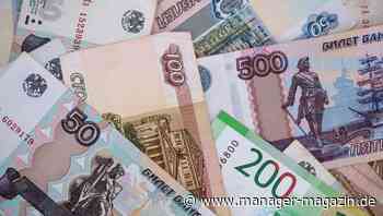 Rubel: Kurs trotz Sanktionen wieder auf Vorkriegsniveau