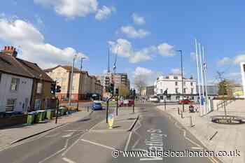 Bexleyheath: Woman taken to hospital after car overturns