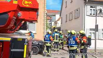 Einsatz in Innenstadt - Kellerbrand ruft Balinger Feuerwehr auf den Plan - Schwarzwälder Bote