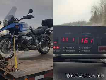 Motorcycle season is here but don't be this rider, OPP warns