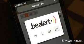 Gemeente wil meer gebruikers BE-alert - Het Laatste Nieuws