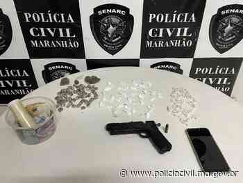EM TIMON, DUPLA É PRESA EM FLAGRANTE PELA POLÍCIA CIVIL COM DROGAS E ARMA DE FOGO • Polícia Civil do Maranhão - Policiacivil.Ma.Gov.Br