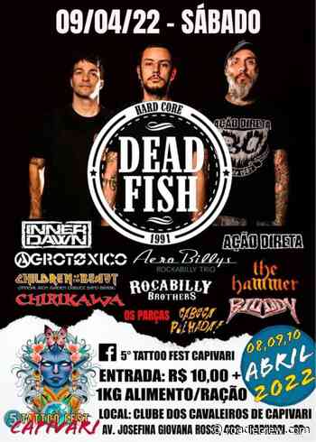 5° TATTOO FEST CAPIVARI - DEAD FISH | AÇÃO DIRETA | AGROTÓXICO | THE HAMMER | CABEÇA PILHADA (CAPIVARI/SP) - Roadie Crew