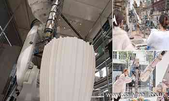 Selfridges recruits an 8ft ROBOT to 3D-print designer objects