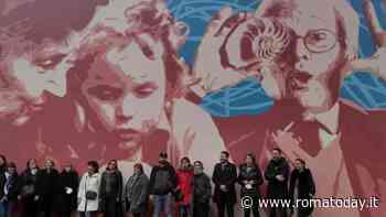 Nella scuola di Montesacro il maxi murale di Lucamaleonte