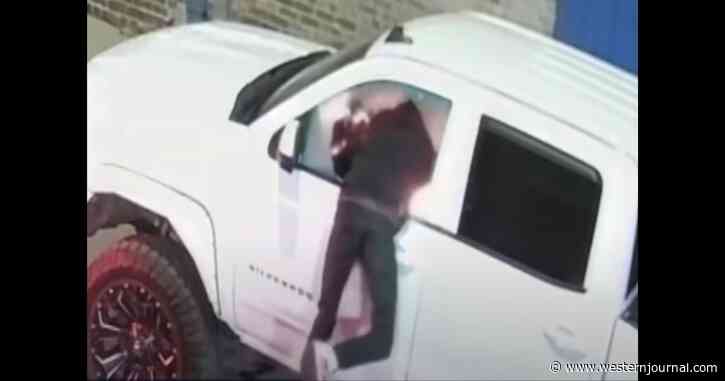 Man Breaking Into Truck Gets More Than He Bargained for When Special Surprise Left Just for Him Detonates