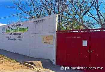 Ladrones roban telesecundaria Josefa Ortiz de Domínguez en Renacimiento, Veracruz - plumas libres