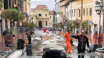 Solofra, ultima fase per i lavori di pavimentazione di via Ronca - AvellinoToday