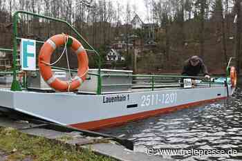 Personenfähre Lauenhain sticht in See - freiepresse.de