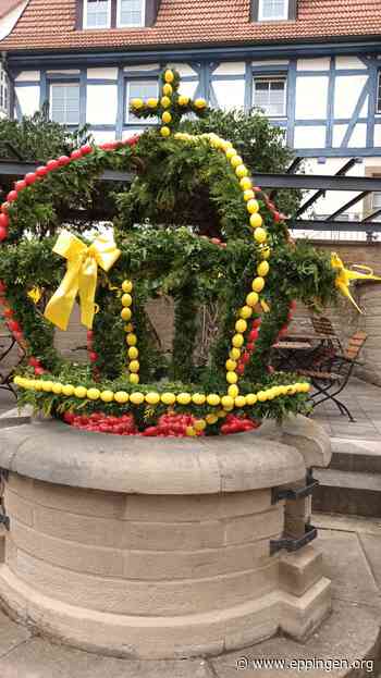 Bunte Osterbrunnen zieren Eppingen - Eppingen.org