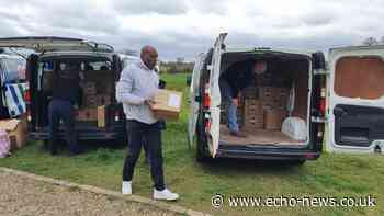 Frank Bruno and Sir Rod Stewart give their backing to Canvey hero delivering aid to Ukraine - Southend Echo