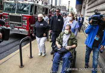 Firefighter injured in Dauphin County blaze gets escort home after months in hospitals - PennLive