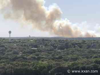 'Large grass fire' near Wimberley elementary school