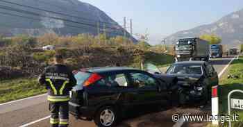 Violento scontro tra due auto alle porte di Ala, quattro le persone rimaste ferite - l'Adige