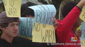 Baltimore Students Protest Russian Invasion Of Ukraine - CBS Baltimore