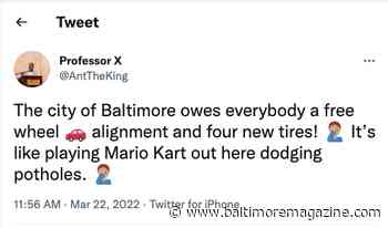 Pothole Politics: Baltimore's Battered Roads Are Set to Get a Long-Deferred Fix - Baltimore Magazine