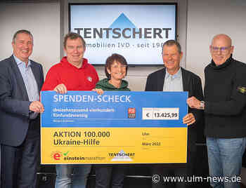 13 425 Euro für Ukraine-Hilfe: Lauf-Kilometer in Spenden umgewandelt