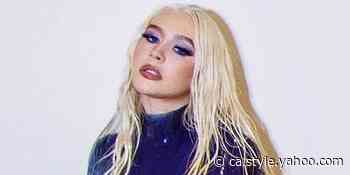 Christina Aguilera's skin-tight latex dress is a *major* cosmic vibe - Yahoo Canada Shine On