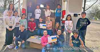 Grundschüler aus Wadern sammeln Hilfsgüter für Ukraine-Kriegsopfer - Saarbrücker Zeitung