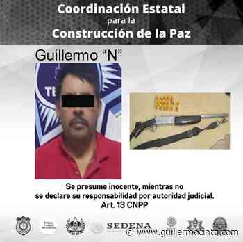 Hombre asegurado por portación de arma de fuego en Cuernavaca - Noticias de Morelos - La Crónica de Morelos