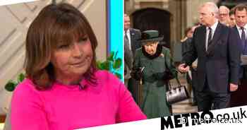 Lorraine Kelly slams Prince Andrew walking with Queen at Prince Philip memorial - Metro.co.uk