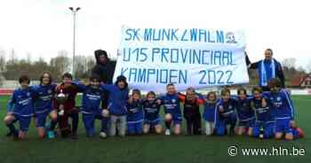 U15 van FC Munkzwalm kampioen | Zwalm | hln.be - Het Laatste Nieuws