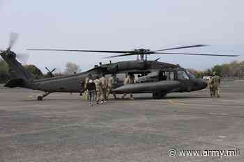Zama JROTC cadets learn about Army aviation mission, take Black Hawk flight - United States Army