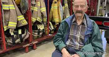 Volunteer firefighter in Alberta celebrates 70 years on the job, sets national record