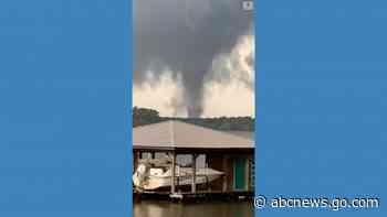 WATCH:  Funnel cloud forms in Georgia amid severe storms