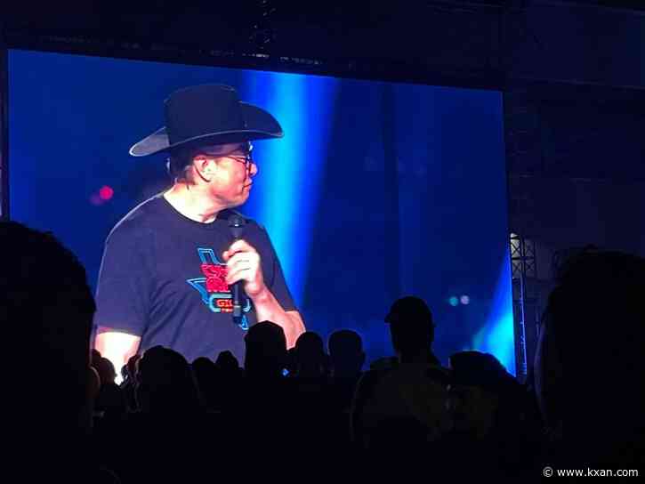 What happened at 'Cyber Rodeo' party in Tesla's gigafactory