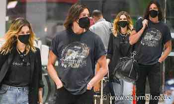 Delta Goodrem's beau Matthew Copeland close to singer at airport after her stalker drama - Daily Mail