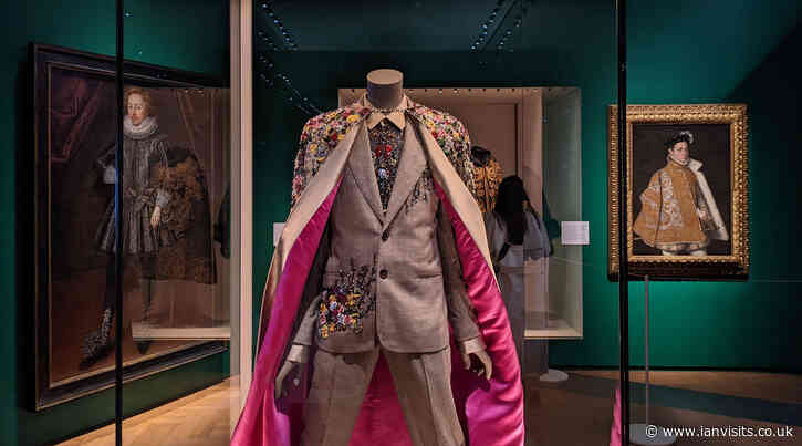 A colourful confection of clothing at the V&A Museum