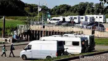 Caravanplatz Wittenberge: Touristen stehen vor verschlossener Zufahrt - svz – Schweriner Volkszeitung