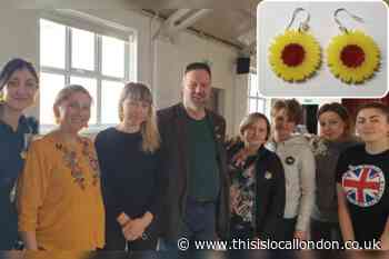 Sidcup jeweller creates sunflower earrings for those fleeing Ukraine