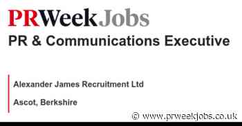 Alexander James Recruitment Ltd: PR & Communications Executive