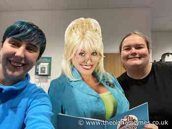 Dolly Parton cut-out to join Oldham pair's Three Peaks charity climb - The Oldham Times