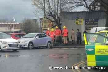 Emergency services attend crash in Oldham - The Oldham Times
