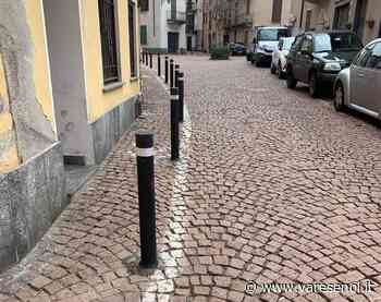 Lotta alla sosta selvaggia: nel centro di Germignaga posati i dissuasori - VareseNoi.it