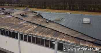 Stockheim: Sturm richtet Schäden an Lagerhalle an - "konnten nichts mehr tun"