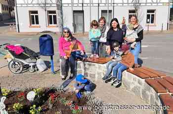Rundbank am Marktplatz in Reichenbach erneuert - Bergsträßer Anzeiger
