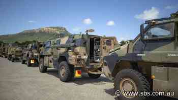 Australia to send 20 Bushmasters to Ukraine as Russia hits Scott Morrison, Peter Dutton with sanctions - SBS News